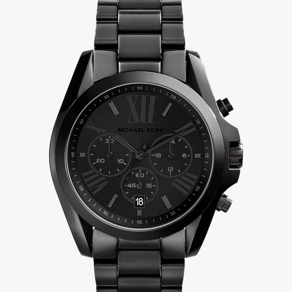 Michael Kors All-Black Chronograph Watch
